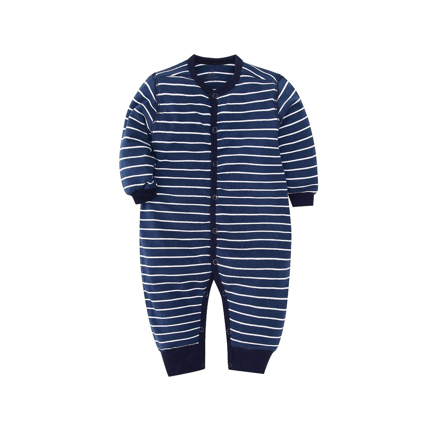 Infants Baby Jumpsuit Long Sleeve Button Romper