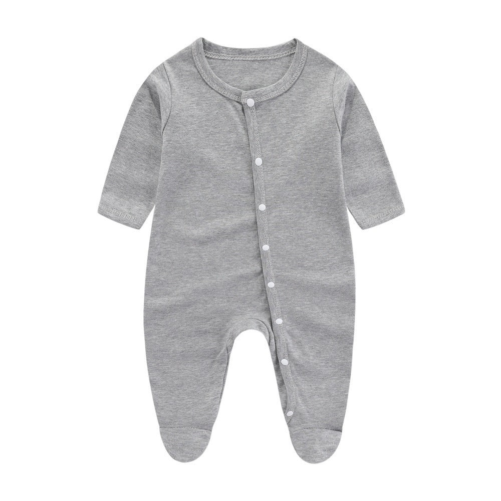 Minimalist And Creative Pure Cotton Newborn Jumpsuit