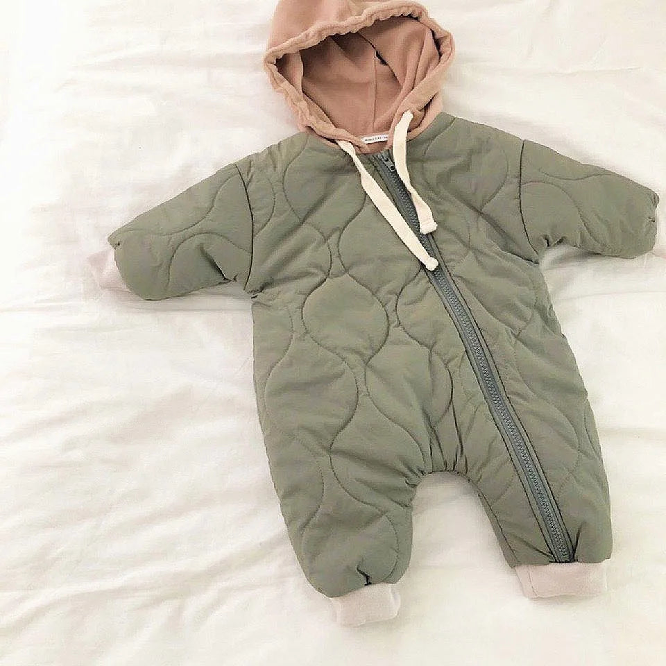 FrostCub Snowsuit – Cozy Hooded Winter Romper