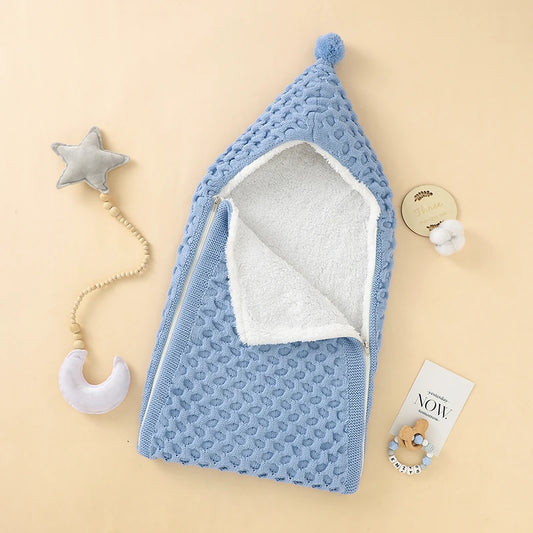 FrostNest Sleepsack – Plush Winter Baby Swaddle
