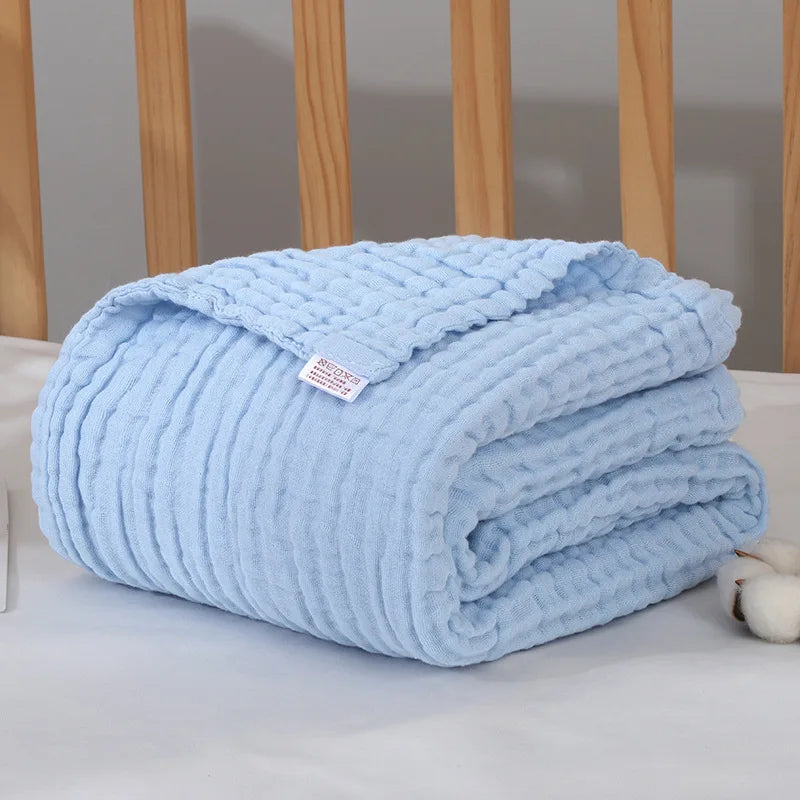 CozyNest Swaddle – Organic Muslin Baby Blanket