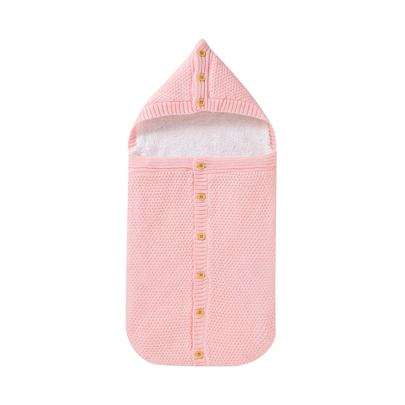 WarmHug Toddler Sleep Sack – Solid Knit Newborn Swaddle