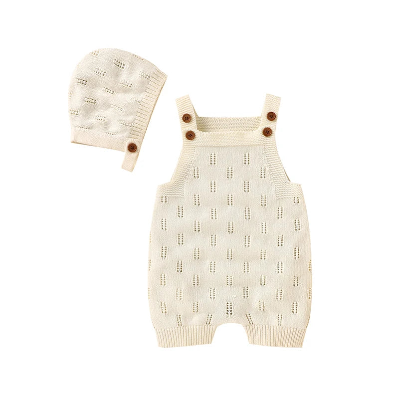HollowHug – Cotton Baby Playsuit Set