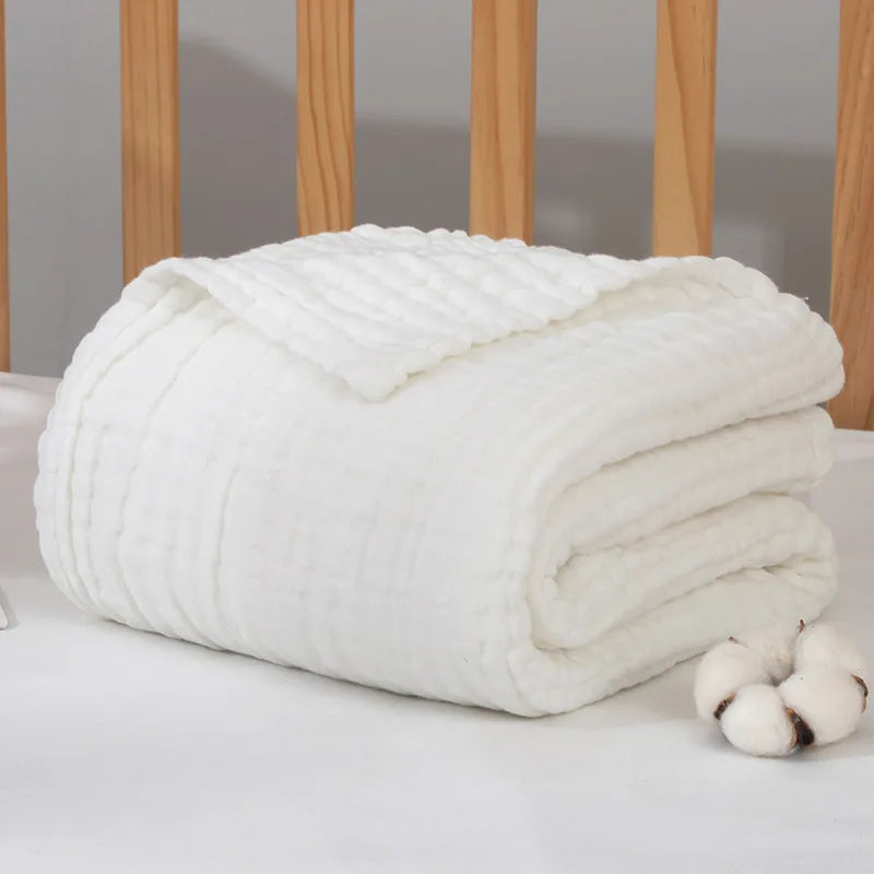 CozyNest Swaddle – Organic Muslin Baby Blanket