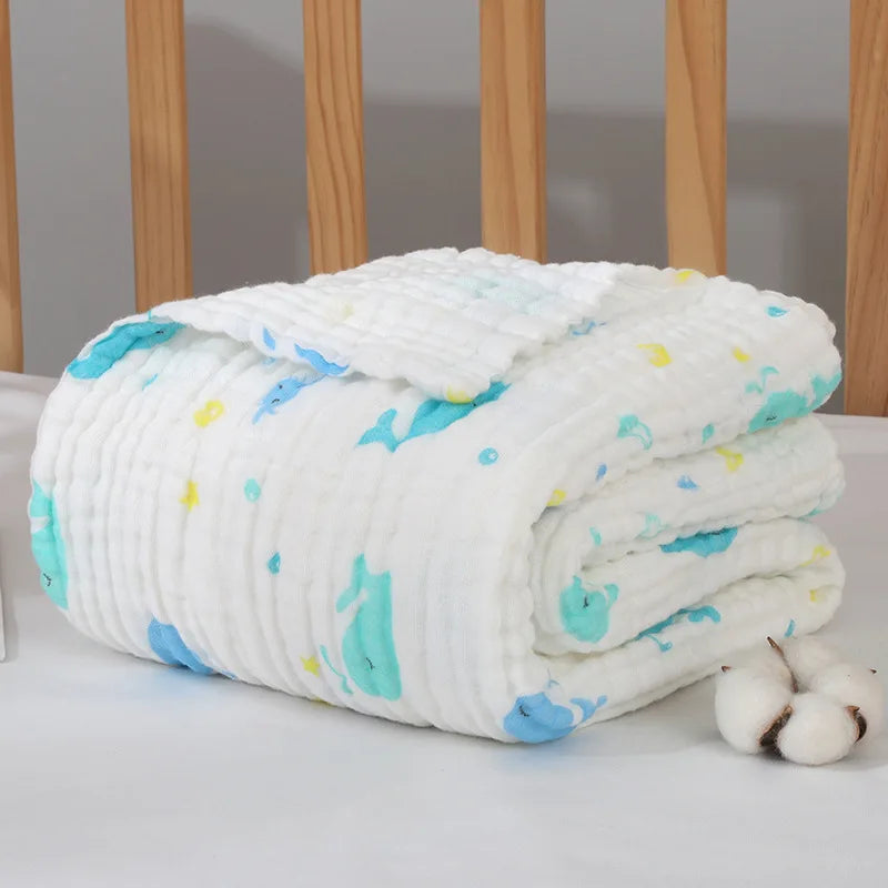 CozyNest Swaddle – Organic Muslin Baby Blanket