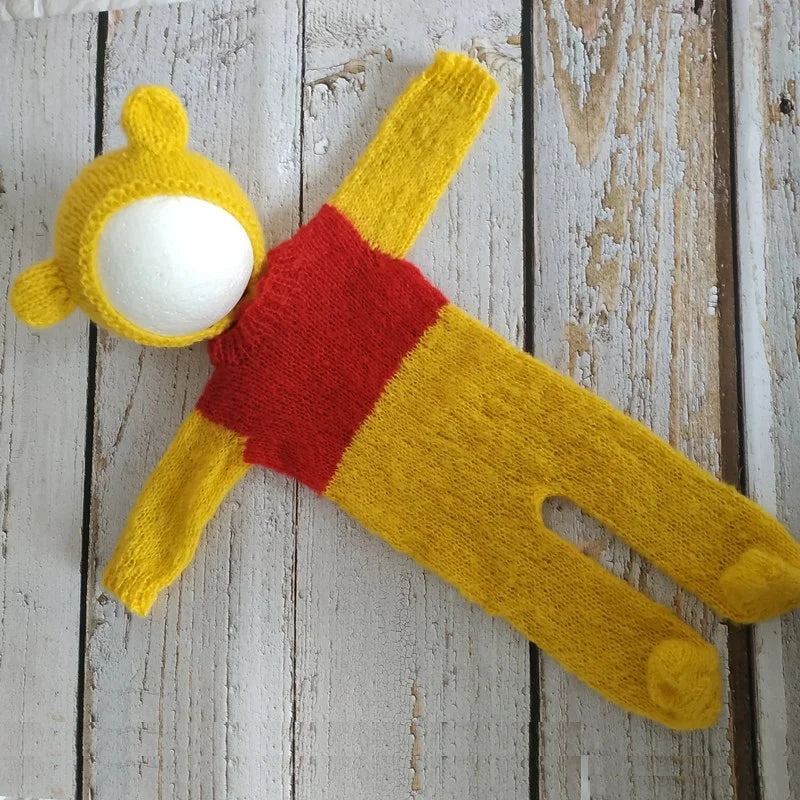 BearHug Set – Mohair Newborn Photo Outfit