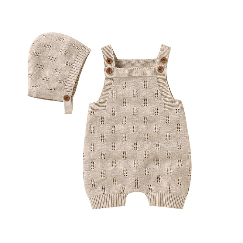 HollowHug – Cotton Baby Playsuit Set