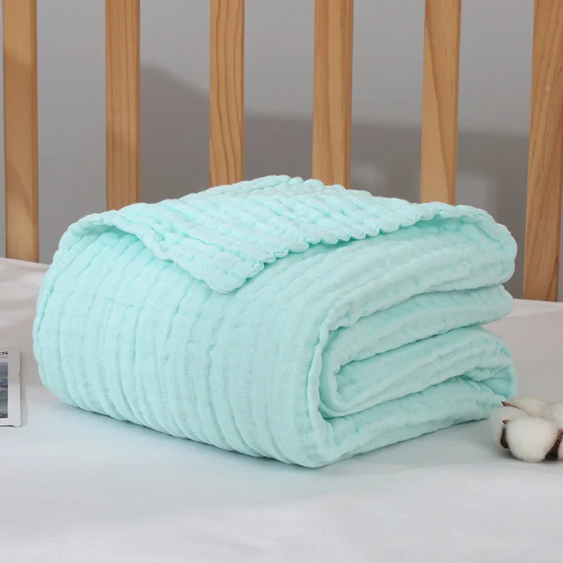 CozyNest Swaddle – Organic Muslin Baby Blanket