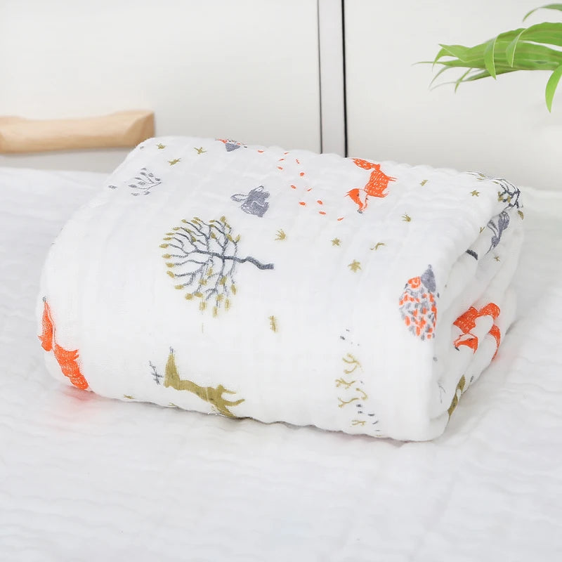 CozyNest Swaddle – Organic Muslin Baby Blanket