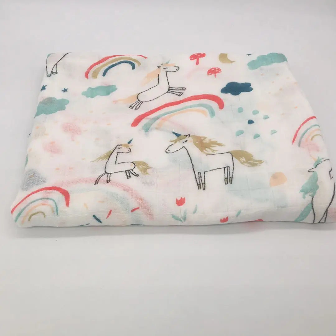 BambooNest Swaddle – Soft Muslin Baby Blanket