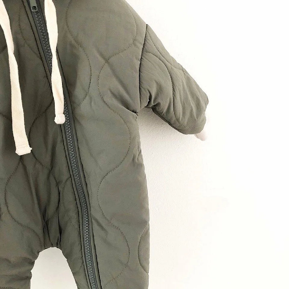 FrostCub Snowsuit – Cozy Hooded Winter Romper