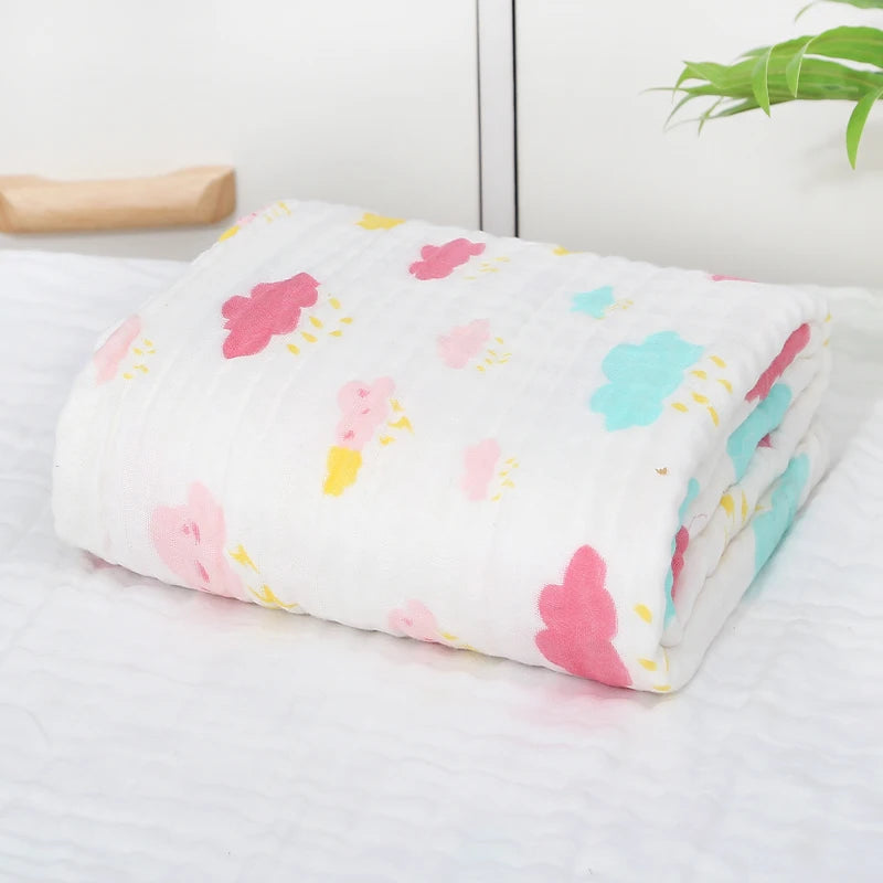 CozyNest Swaddle – Organic Muslin Baby Blanket