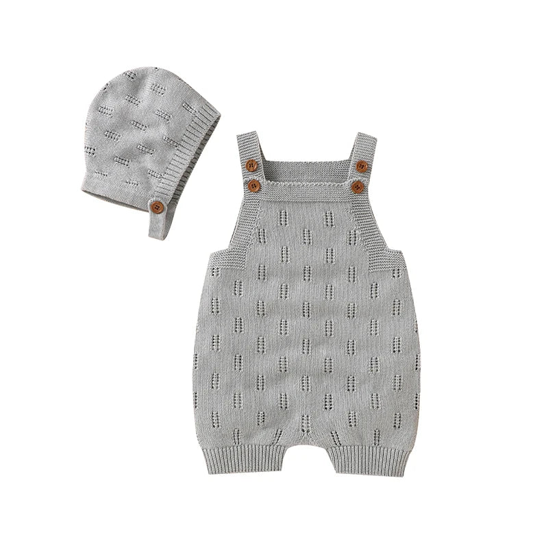 HollowHug – Cotton Baby Playsuit Set