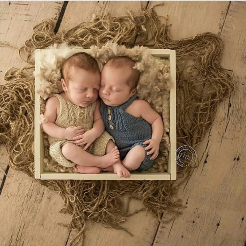 JuteNest Layer – Newborn Photo Prop Blanket