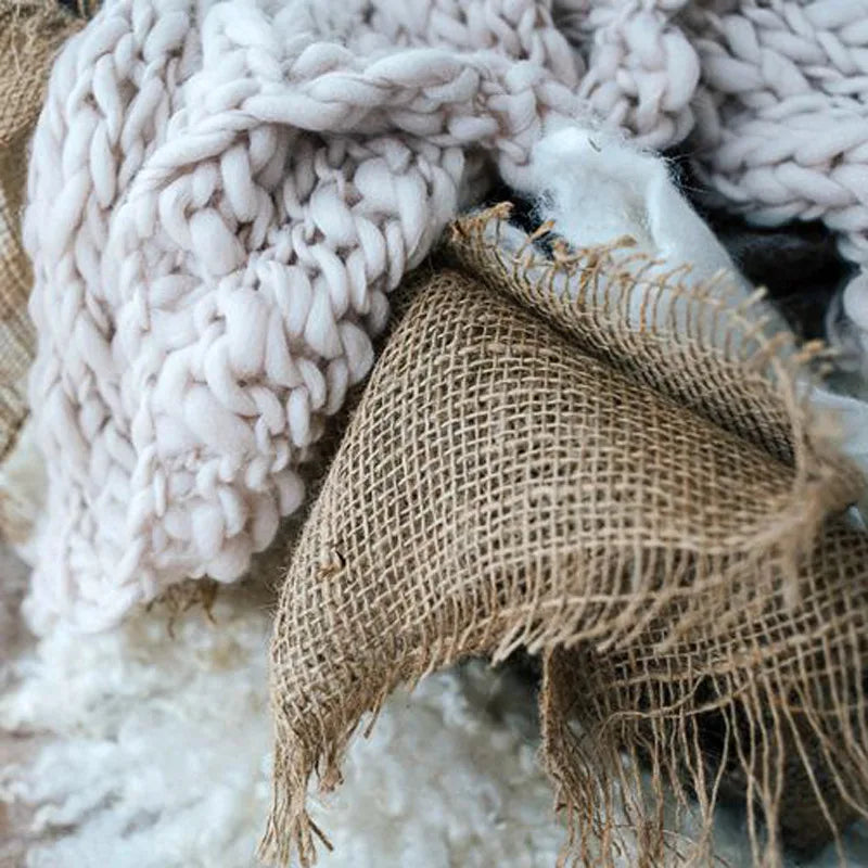 SnuggleNest – Chunky Knit Baby Photo Blanket