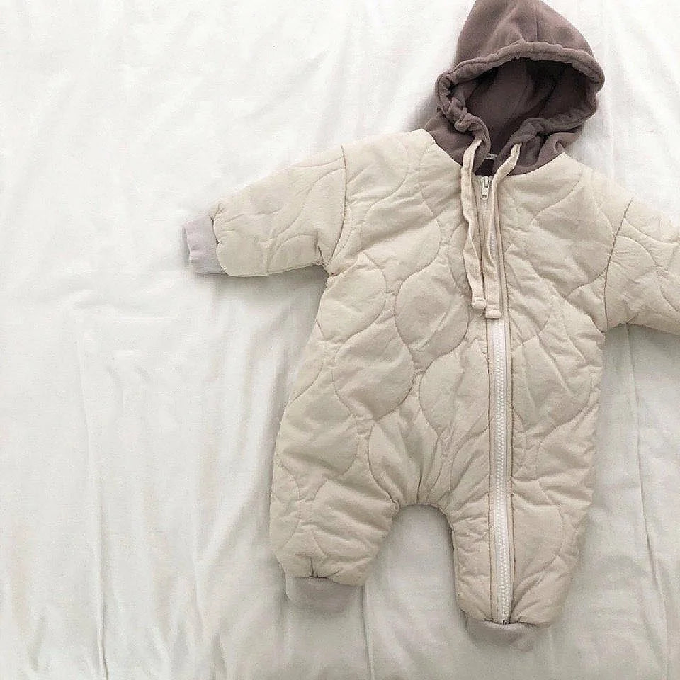 FrostCub Snowsuit – Cozy Hooded Winter Romper