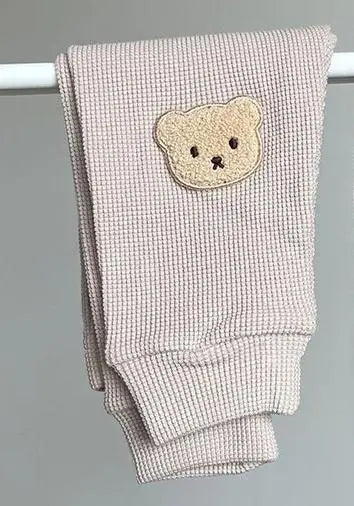 BearNest Pants – Waffle Cotton Baby Harem