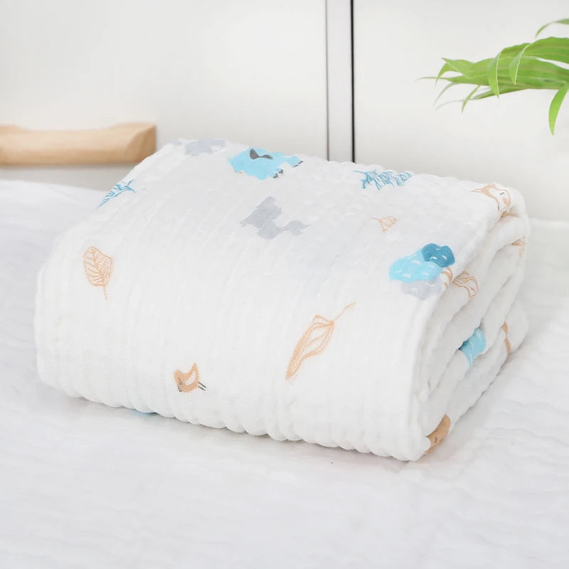 CozyNest Swaddle – Organic Muslin Baby Blanket