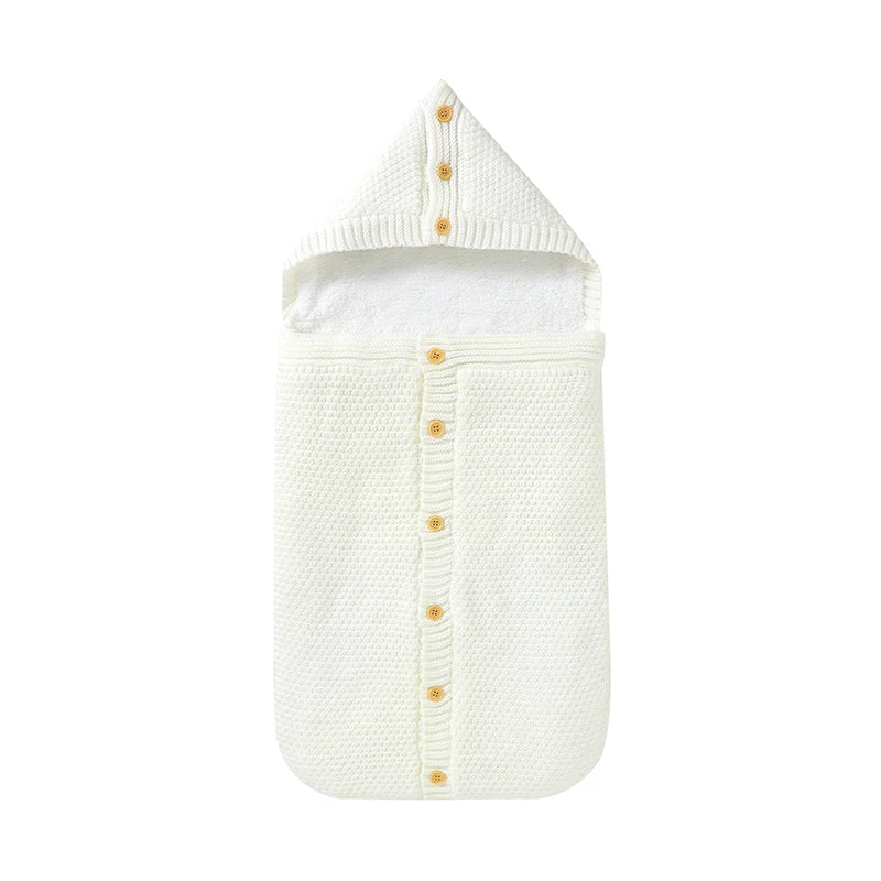 WarmHug Toddler Sleep Sack – Solid Knit Newborn Swaddle