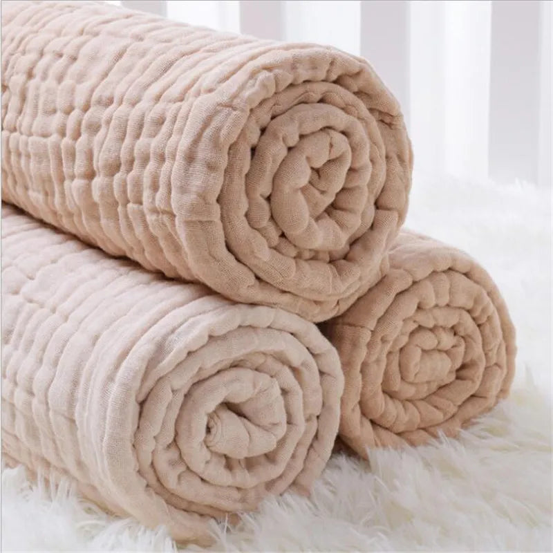 CozyNest Swaddle – Organic Muslin Baby Blanket