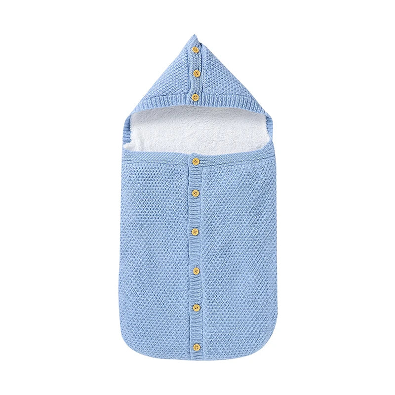 WarmHug Toddler Sleep Sack – Solid Knit Newborn Swaddle