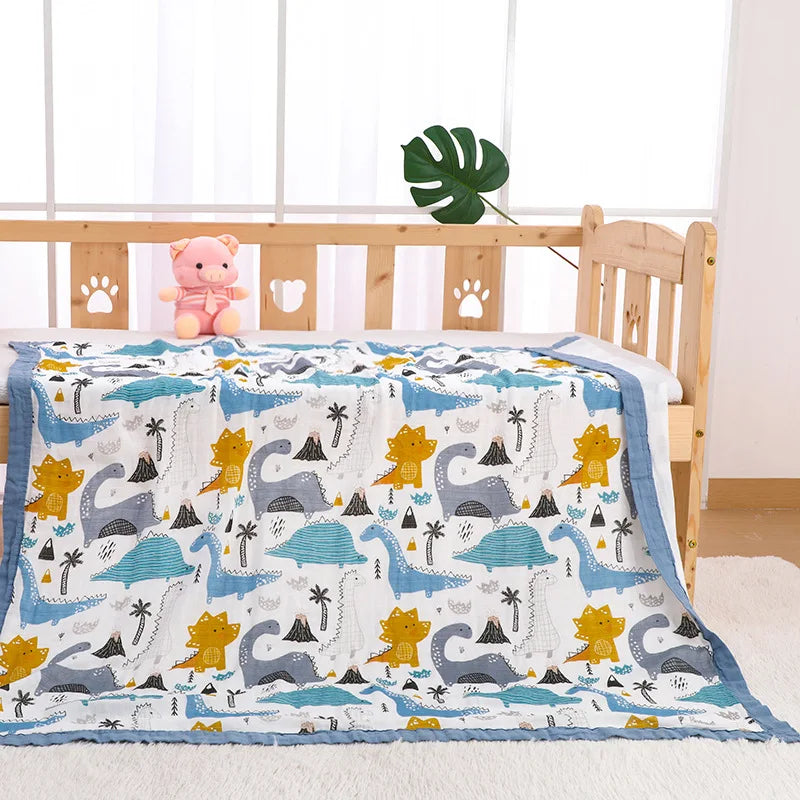 CozyNest Swaddle – Organic Muslin Baby Blanket