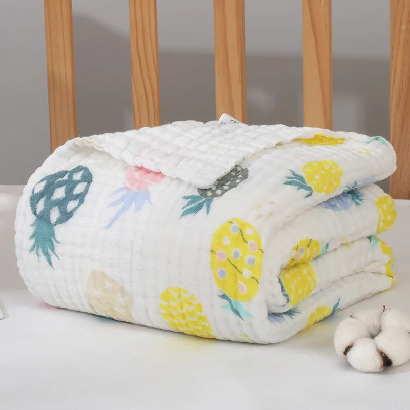 CozyNest Swaddle – Organic Muslin Baby Blanket