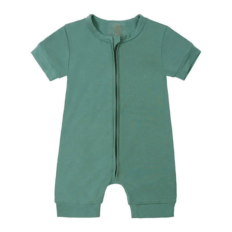 BambinoZip Romper – Soft Bamboo Baby Bodysuit