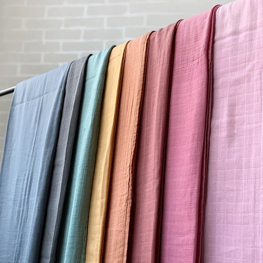 BambooNest – Solid Muslin Swaddle Blanket