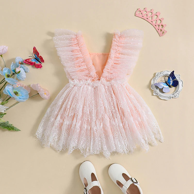 ButterCharm Dress – 3D Lace Butterfly Baby Princess Wear