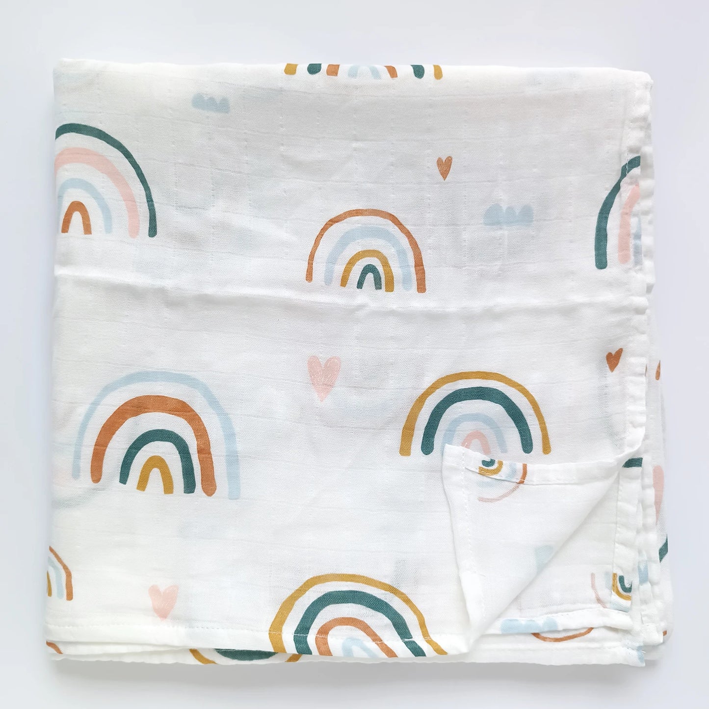 BambooNest Swaddle – Soft Muslin Baby Blanket