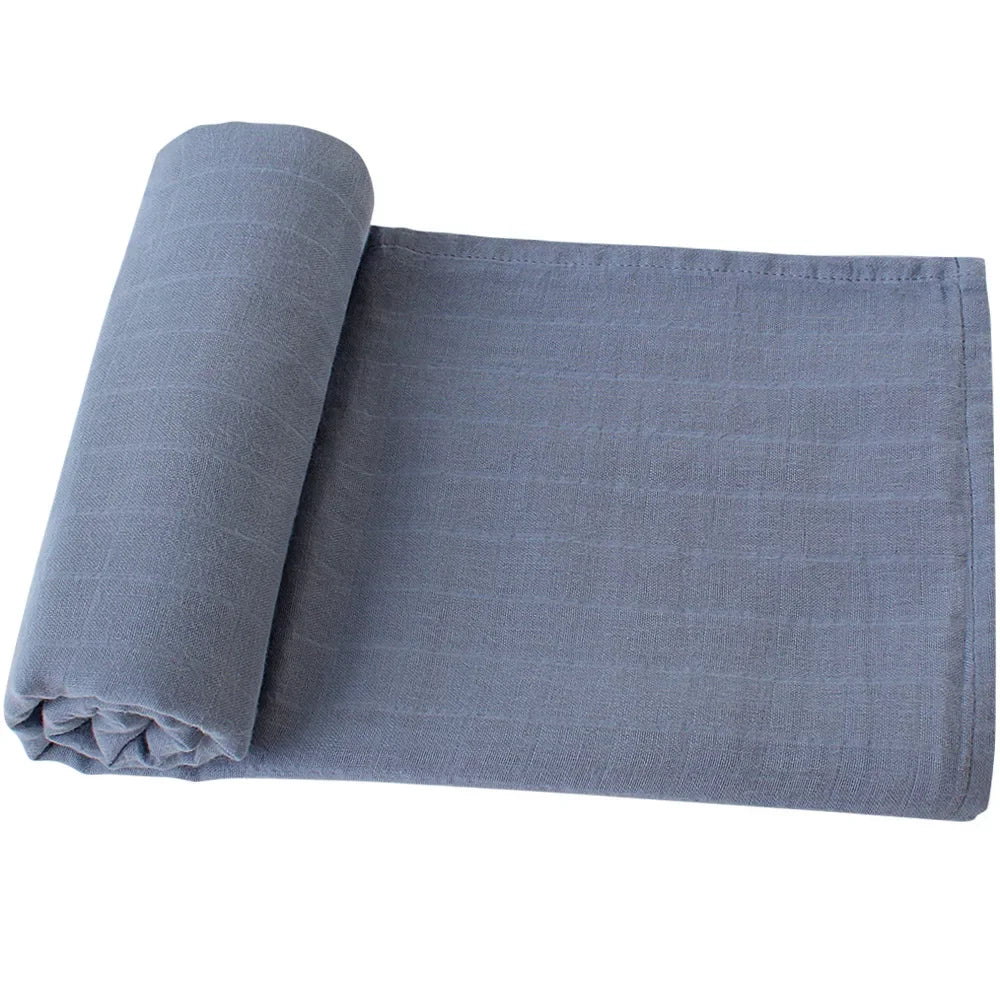 Organic Cotton Acacia Yellow Set Newborn Muslin Wrap Baby Bed Muslin swaddle