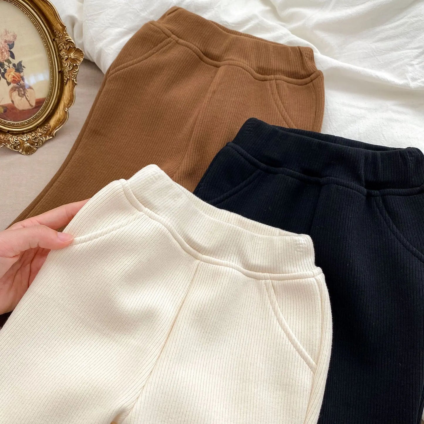 SnugBoots – Fleece-Lined Flare Pants for Girls