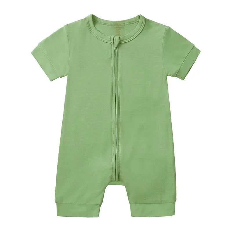BambinoZip Romper – Soft Bamboo Baby Bodysuit