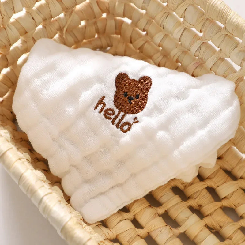 DrooliLuxe – Soft Cotton Towels for Bibs, Wipes & Burps