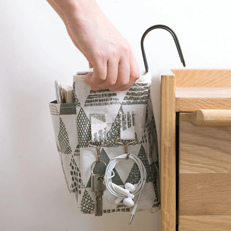 Portable Baby Care Essentials Hanging Organizers Crib Storage Cradle Baby Crib Organizer Diaper Bag Baby