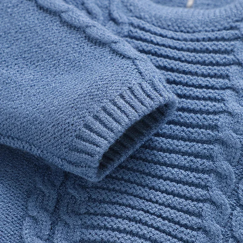 AutumnNest Baby Knitwear Trio – Pullover, Pants & Beanie