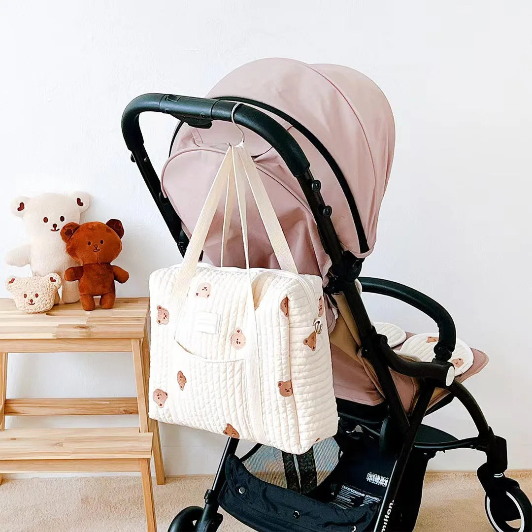 QuiltNest – Quilted Maternity & Diaper Tote for Moms