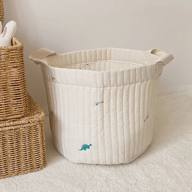 CubbieCart – Bear Embroidered Diaper Caddy & Maternity Organizer
