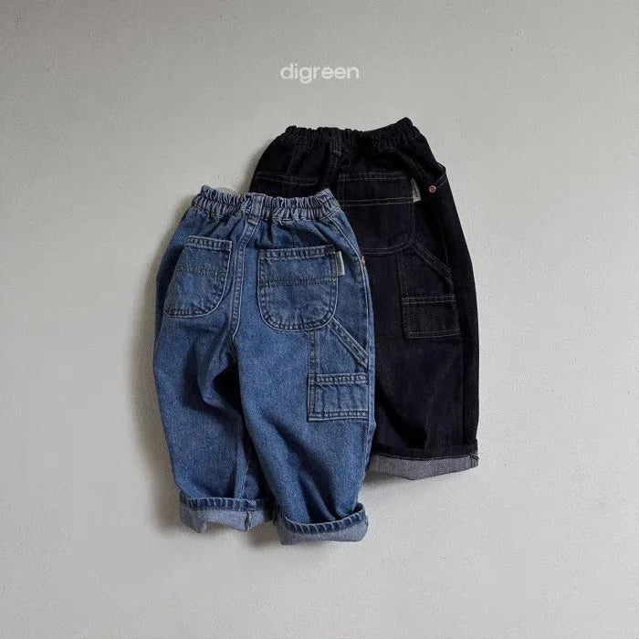 Pockee Jeans – Classic Loose-Fit Denim for Littles