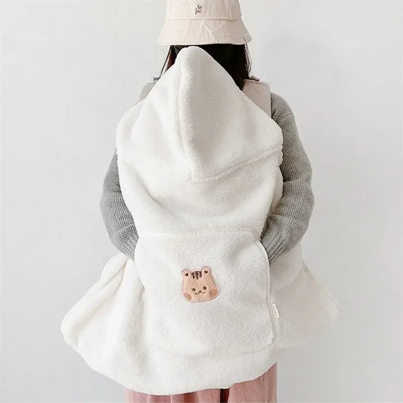 FrostCuddle Cloak – Cozy Fleece Stroller Wrap for Winter Newborns