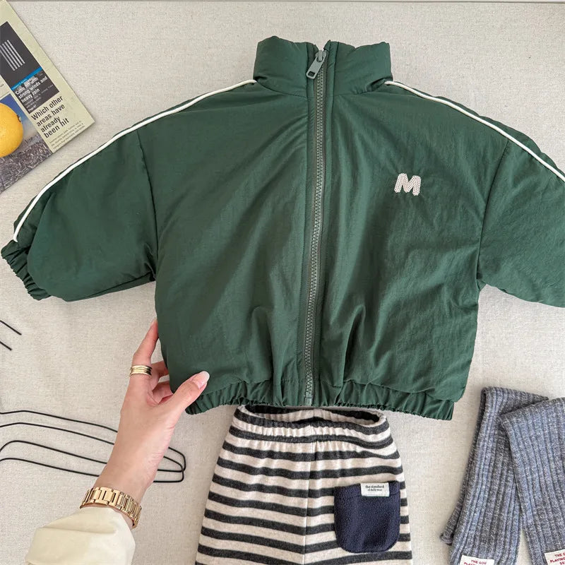 SnuggleMark Embroidered Puffer Jacket