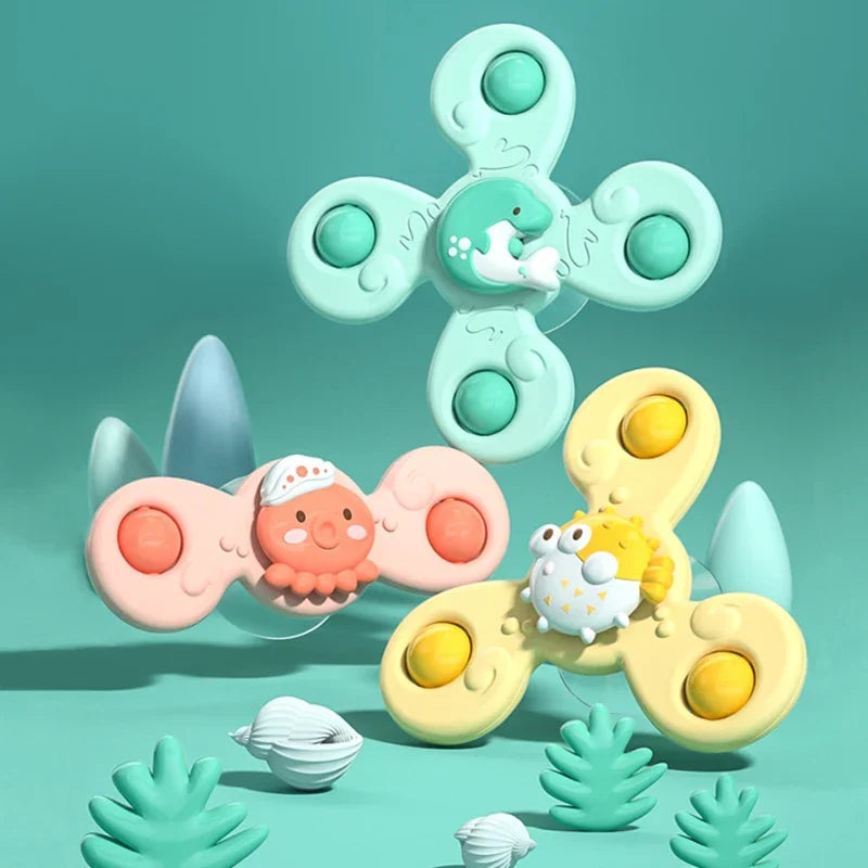 AquaFun Sucker Spinner Bath Toy