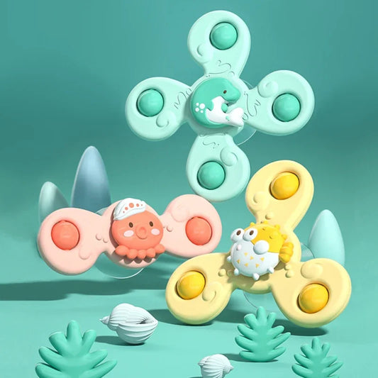 AquaFun Sucker Spinner Bath Toy