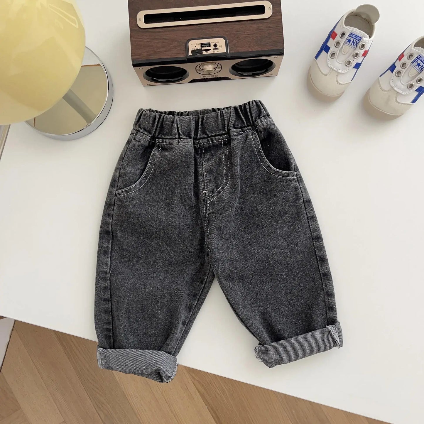 PocketNest Jeans – Soft Denim Trousers for Tiny Explorers