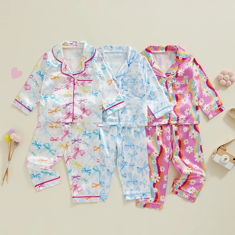 Satinyx– 2pc Fall Pajama Set for Toddlers