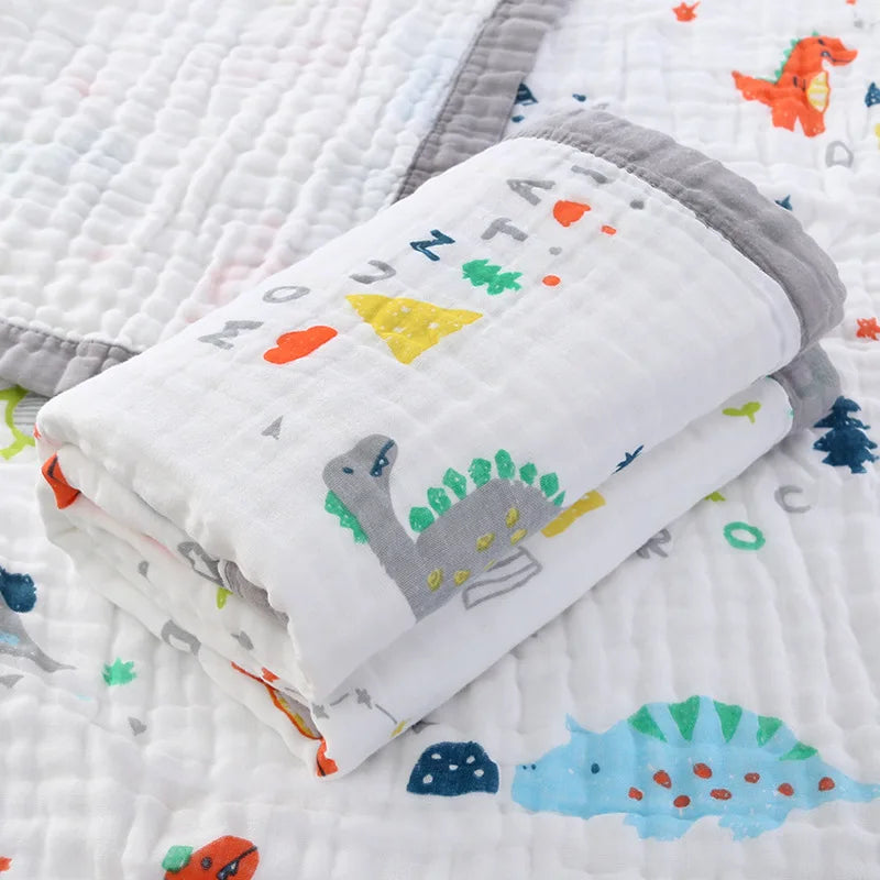 CloudWeave – 6-Layer Cotton Swaddle Blanket