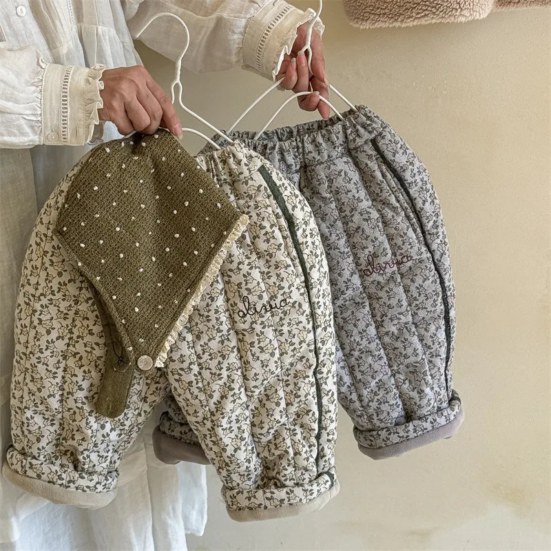 FloraSnug – Velvet-Lined Kids' Winter Trousers