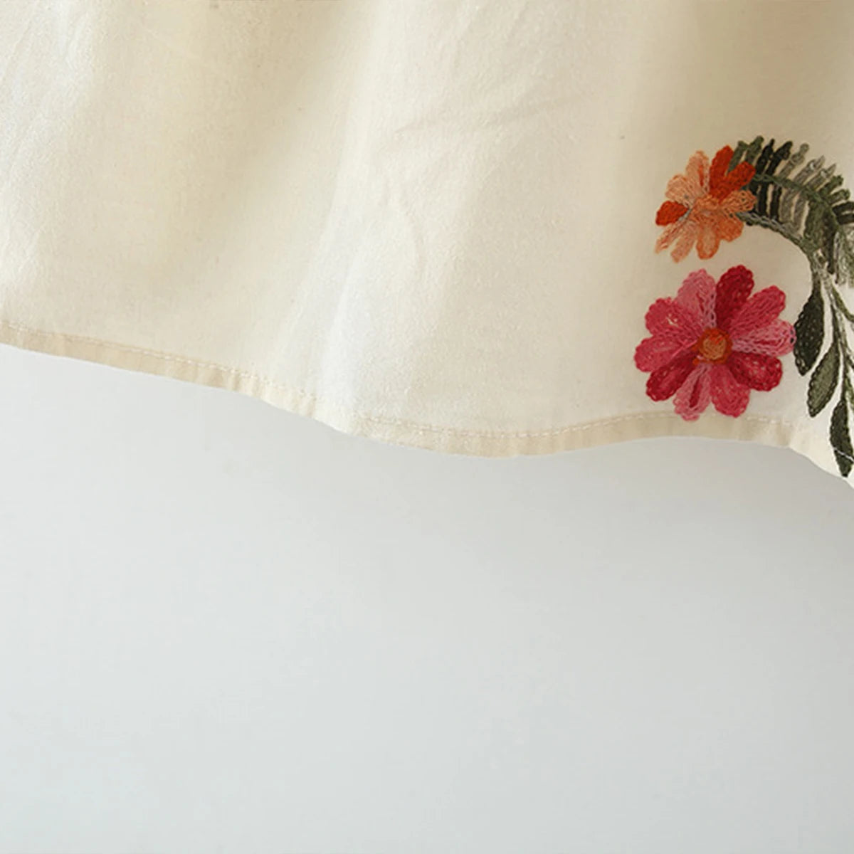 HoneyPuff Dress – Embroidered Cotton Charm for Little Girls