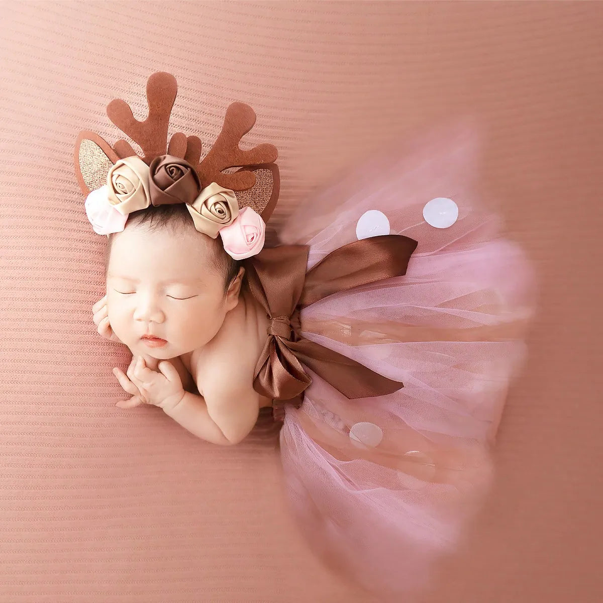 DeerDazzle Set – Christmas Tutu & Headband